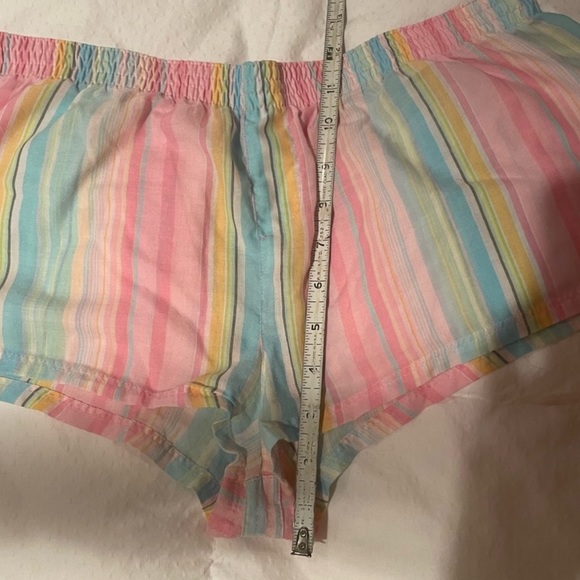 Victoria’s Secret Pink pastel stripe shorts medium - Picture 6 of 7